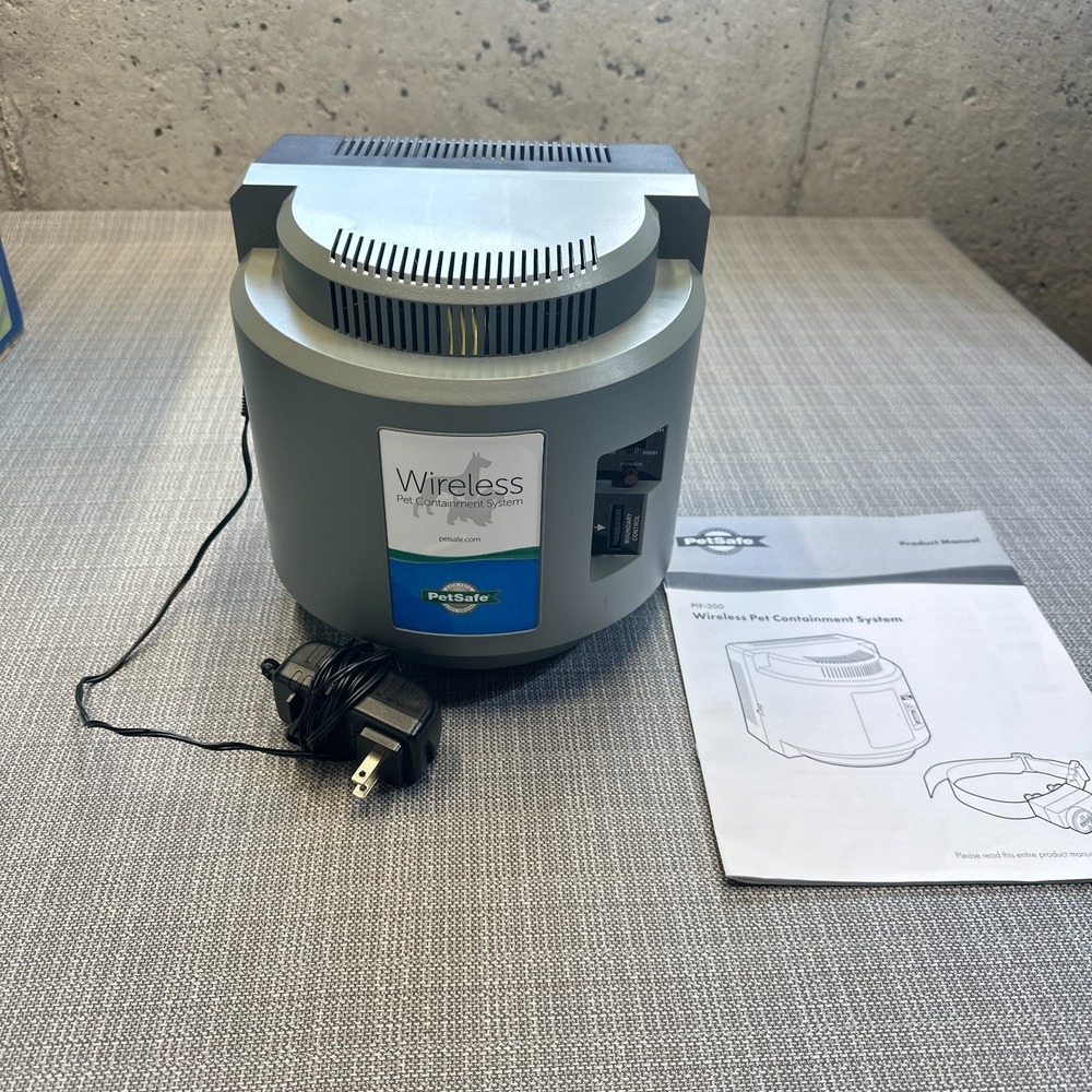 PetSafe Wireless Dog Fence Extra Transmitter RFA-443 with Power Cord Tested
